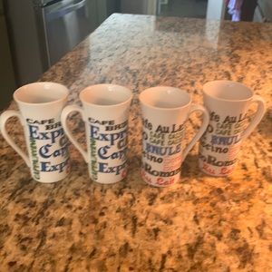 4expresso cups. Made by roma2572